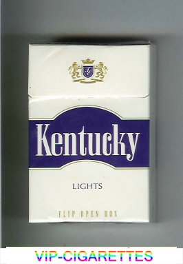 Kentucky Lights cigarettes hard box