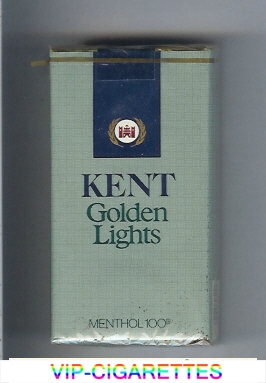 Kent Golden Lights Menthol 100s cigarettes soft box