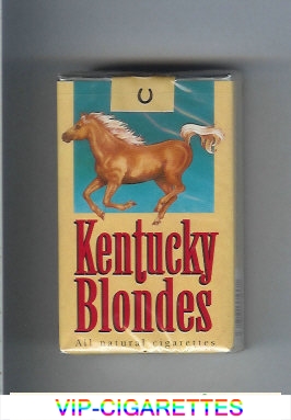 Kentucky Blondes cigarettes soft box