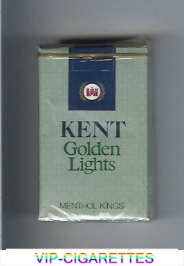 Kent Golden Lights Menthol cigarettes soft box