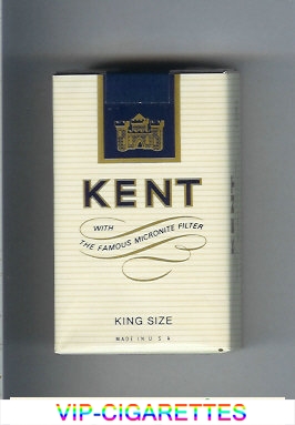 Kent With The Famous Micronite Filter cigarettes soft box