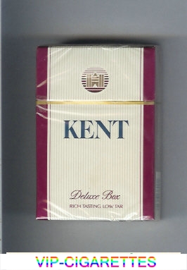 Kent Deluxe box cigarettes hard box