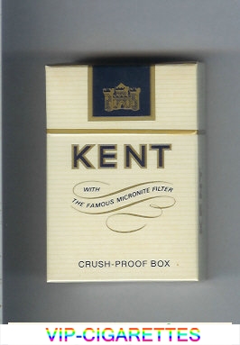 Kent With The Famous Micronite Filter cigarettes hard box