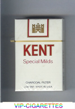 Kent Special Mild Charcoal Filter cigarettes hard box