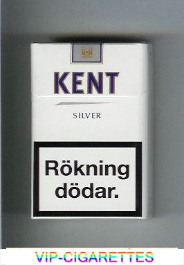 Kent Silver cigarettes hard box