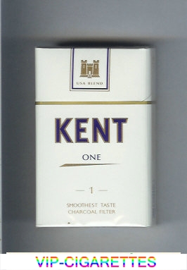 Kent USA Blend One 1 Smooshest Taste Charcoal Filter cigarettes hard box