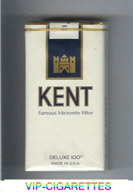 Kent Famous Micronite Filter 100s cigarettes soft box