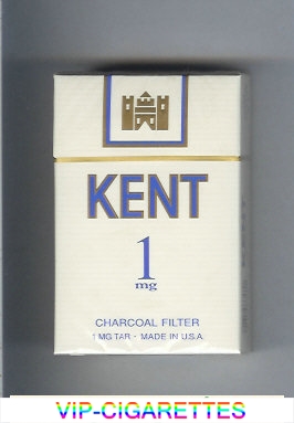 Kent 1 mg Charcoal Filter cigarettes hard box