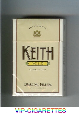 Keith Mild Charcoal Filters cigarettes hard box