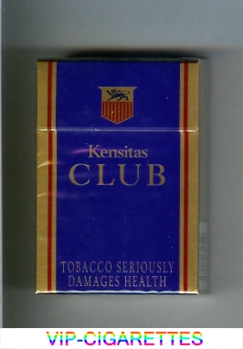 Kensitas Club cigarettes hard box