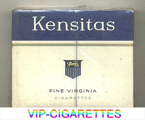 Kensitas Fine Virginia cigarettes hard box