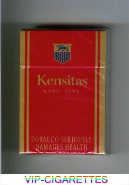 Kensitas cigarettes hard box