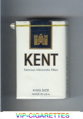 Kent Famous Micronite Filter cigarettes soft box