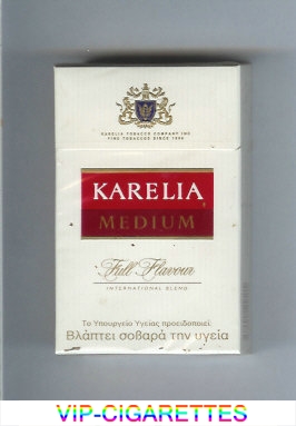 Karelia Medium Full Frovour International Blend cigarettes hard box