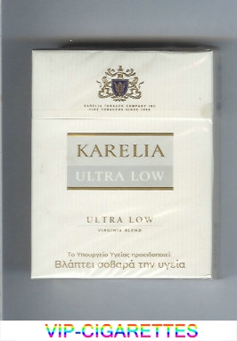 Karelia Ultra Low Ultra Low Virginia Blend 25s cigarettes hard box