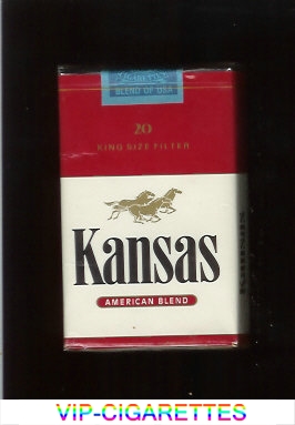 Kansas American Blend cigarettes soft box