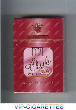 K Club Ideal Sweet Rose Flavour cigarettes hard box