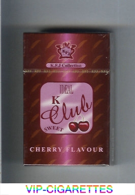 K Club Ideal Sweet Cherry Flavour cigarettes hard box