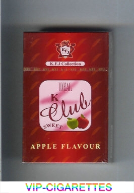 K Club Ideal Sweet Apple Flavour cigarettes hard box