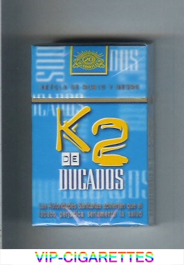 K2 De Ducados cigarettes hard box