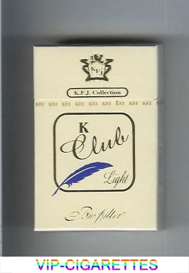 K Club Bio-filter Light cigarettes hard box