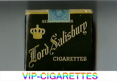 Lord Salisburg cigarettes wide flat hard box