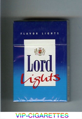 Lord Lights Flavor Lights cigarettes hard box