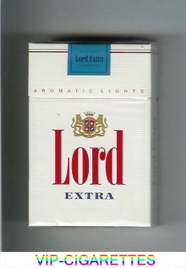 Lord Extra Aromatic Lights cigarettes hard box