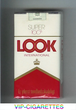 Look International Super 100s cigarettes soft box