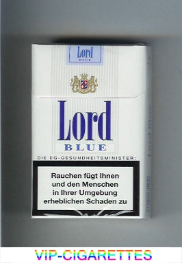 Lord Blue cigarettes hard box