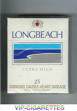 Longbeach Ultra Mild 25 cigarettes hard box