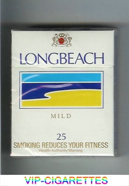 Longbeach Mild 25 cigarettes hard box