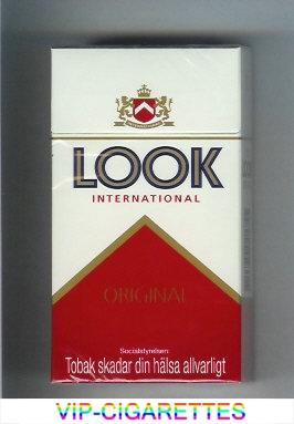 Look International Original 100s cigarettes hard box