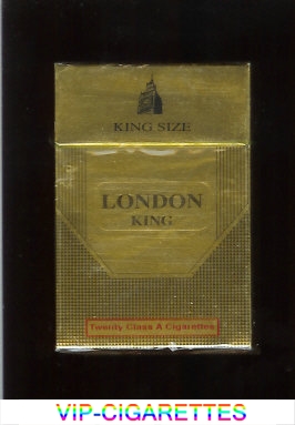 London King Size cigarettes hard box