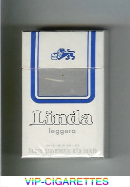 Linda Leggera cigarettes hard box