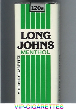 Long Johns Menthol 120s cigarettes soft box