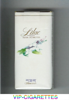 Lilac 100s cigarettes soft box