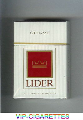Lider Suave cigarettes hard box