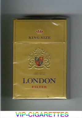 London Filter King Size cigarettes hard box