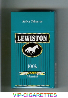 Lewiston Special Menthol 100s cigarettes hard box