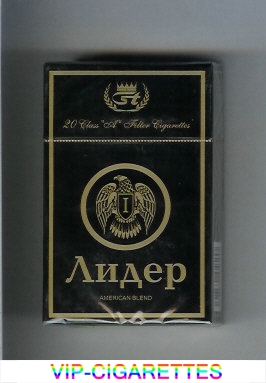 Lider T American Blend cigarettes hard box