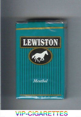 Lewiston Menthol cigarettes soft box