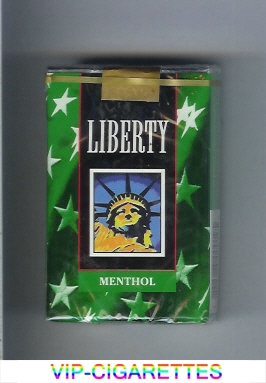 Liberty Menthol cigarettes soft box