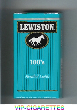 Lewiston 100s Menthol Lights cigarettes soft box