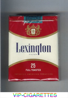 In Stock Lexington Filter 25 Full Toasted cigarettes soft box Online
