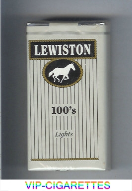 Lewiston 100s Lights cigarettes soft box