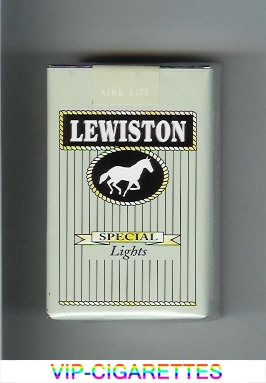 Lewiston Special Lights cigarettes soft box