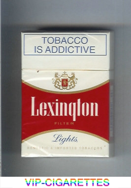 Lexington Lights Filter cigarettes hard box