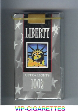 Liberty Ultra Lights 100s cigarettes soft box
