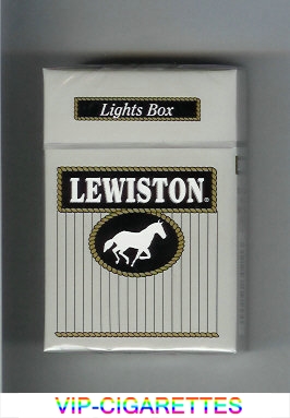 Lewiston Lights Box cigarettes hard box